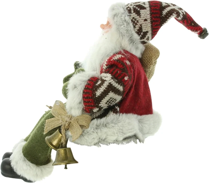 Kantenhocker Santa mit Glöckchen"
