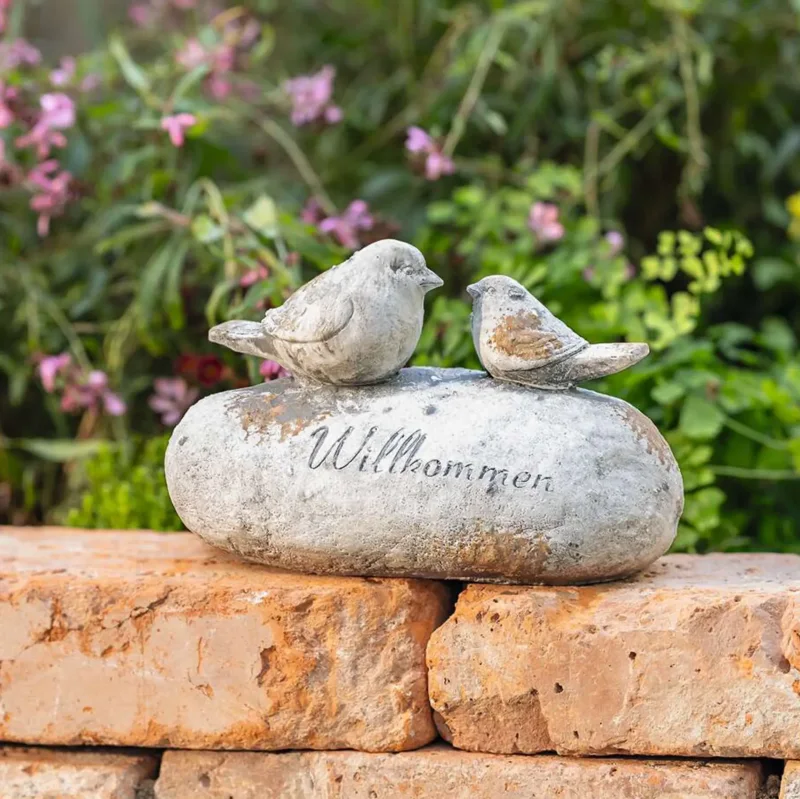 Dekostein "Willkommen"