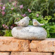 Dekostein "Willkommen"