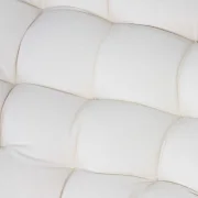 Bankauflage "Beige" aus Baumwolle, 40x120 cm, dick gepolstert, Sitzauflage für Gartenbank