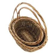 Bügelkorb "Zopfrand", 2er Set