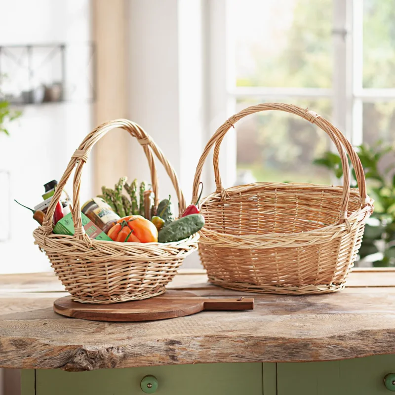 Bügelkorb "Zopfrand", klein