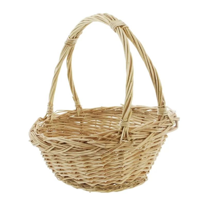 Bügelkorb "Zopfrand", klein