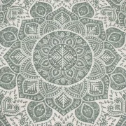 Bodenmatte "Mandala", grün