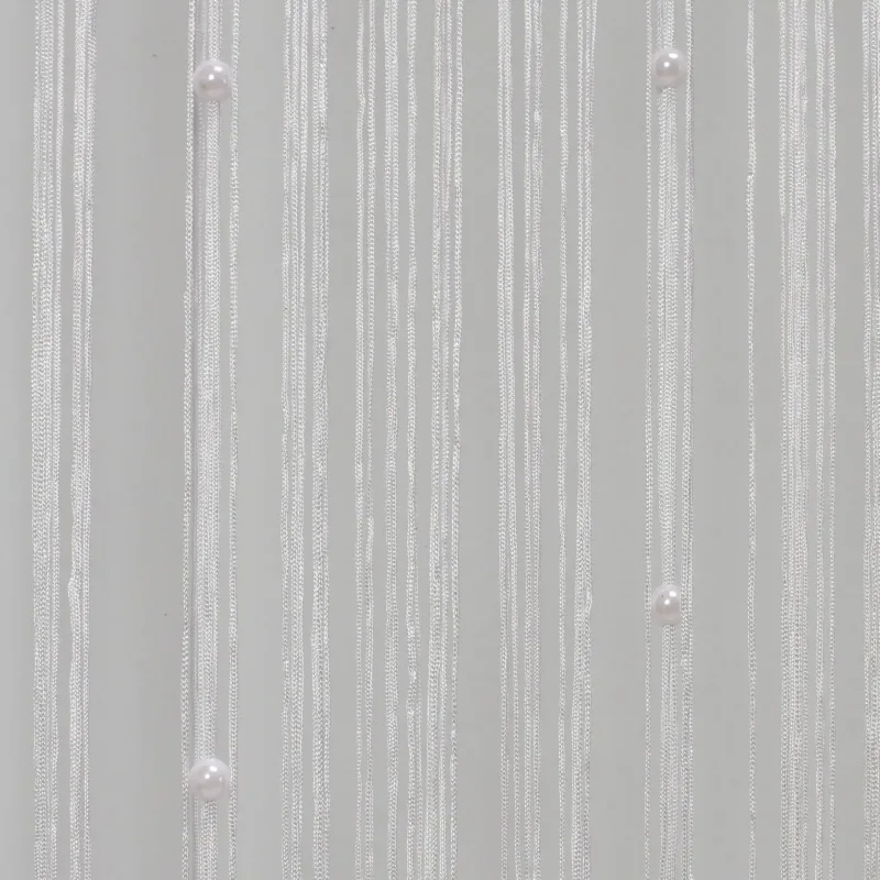 Fadenvorhang "Weiße Perlen"