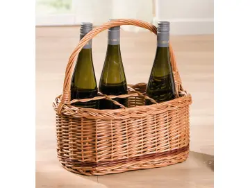 Flaschenkorb "Rustico", für 6 Flaschen