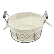 Füllkorb "Pünktchen", rund