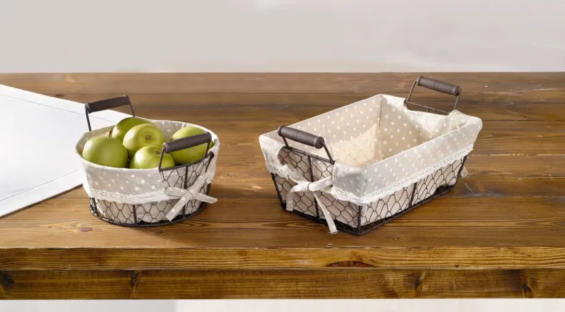 Füllkorb "Pünktchen", rund