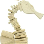Hänger Seepferdchen, Treibholz, Metall Maße: Höhe 45 cm, Gartenfiguren, Hozdeko, Skulpturen