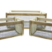 Holzkiste "Trend", 3er Set