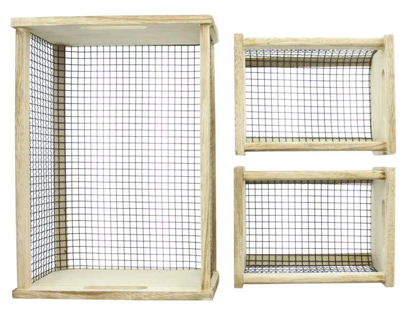 Holzkiste "Trend", 3er Set