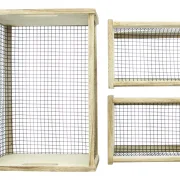 Holzkiste "Trend", 3er Set