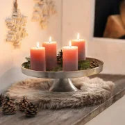 Kerze "Walnuss", 4er Set