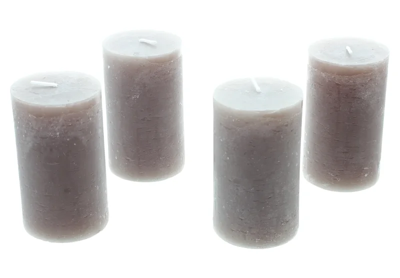 Kerze "Walnuss", 4er Set