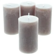 Kerze "Walnuss", 4er Set