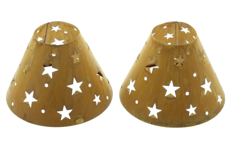Kerzenschirm "Sternenhimmel", 2er Set