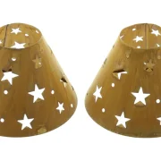 Kerzenschirm "Sternenhimmel", 2er Set
