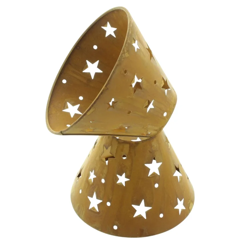 Kerzenschirm "Sternenhimmel", 2er Set