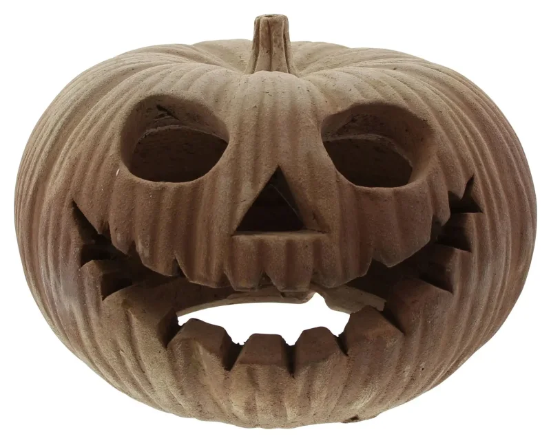 Kürbis-Windlicht "Halloween", groß