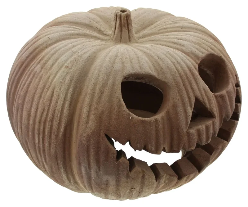 Kürbis-Windlicht "Halloween", groß