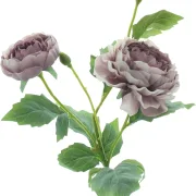 Kunstblume Pfingstrosen in Vase, Kunststoff, Glas Maße: ca. Höhe 37 cm