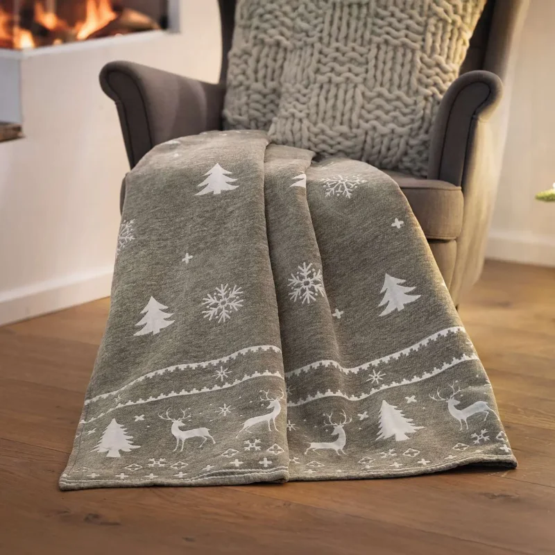 Kuscheldecke "Nordischer Winter"