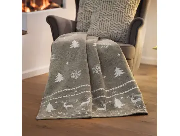 Kuscheldecke "Nordischer Winter"