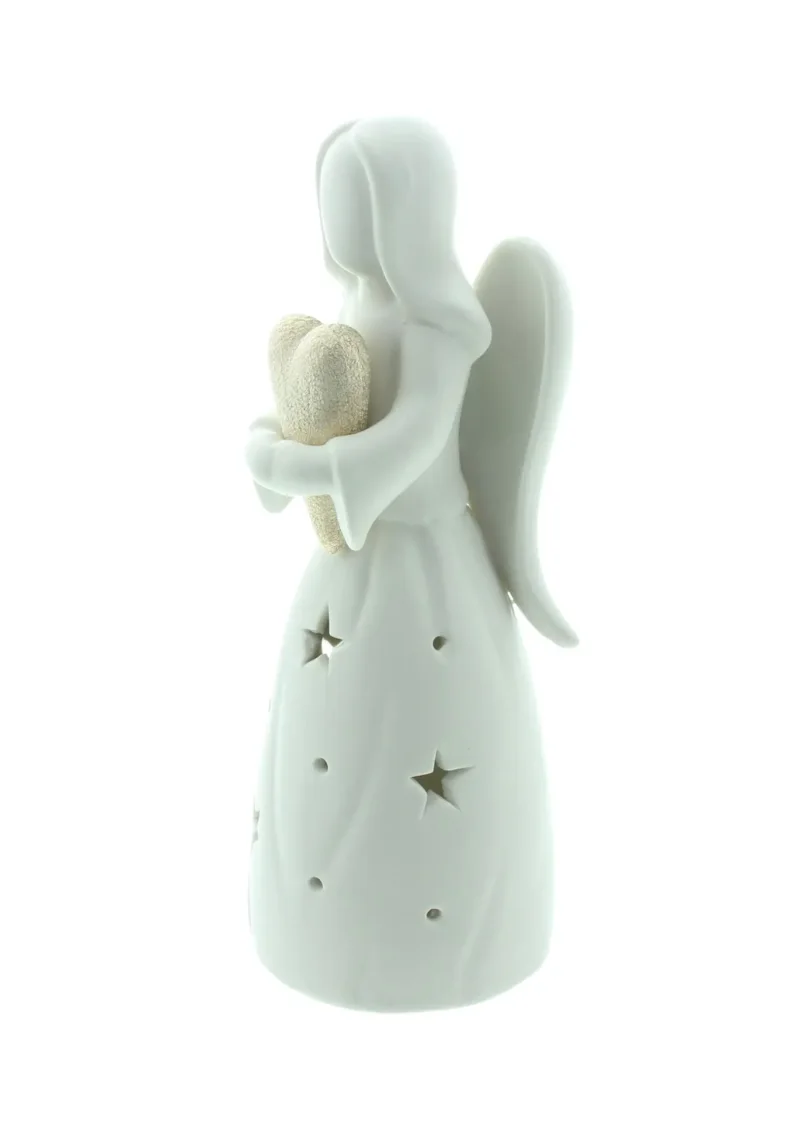 LED-Engel "Goldenes Herz"