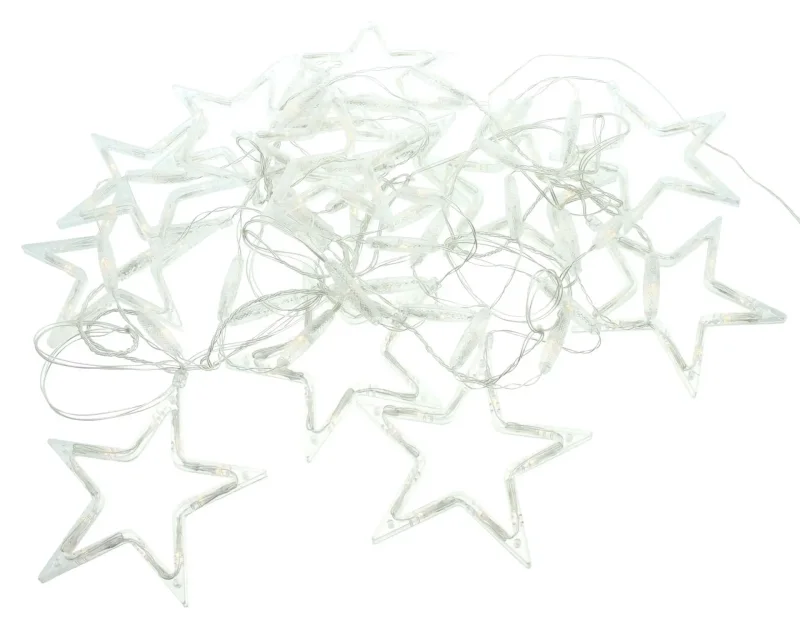 LED-Lichtervorhang "Sterne"