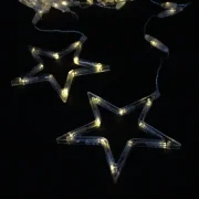 LED-Lichtervorhang "Sterne"
