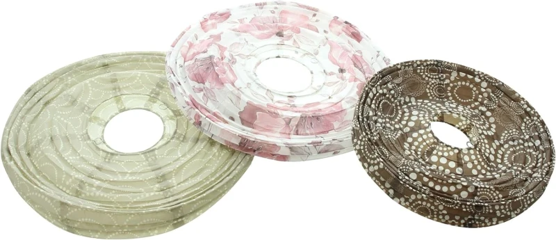 Lampion "Harmony", 3er Set, Papier, Metall Maße: 1 x Ø 30 cm, 2 x Ø 40 cm,