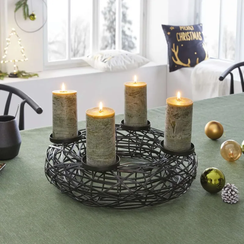 Metallkranz "Candela"