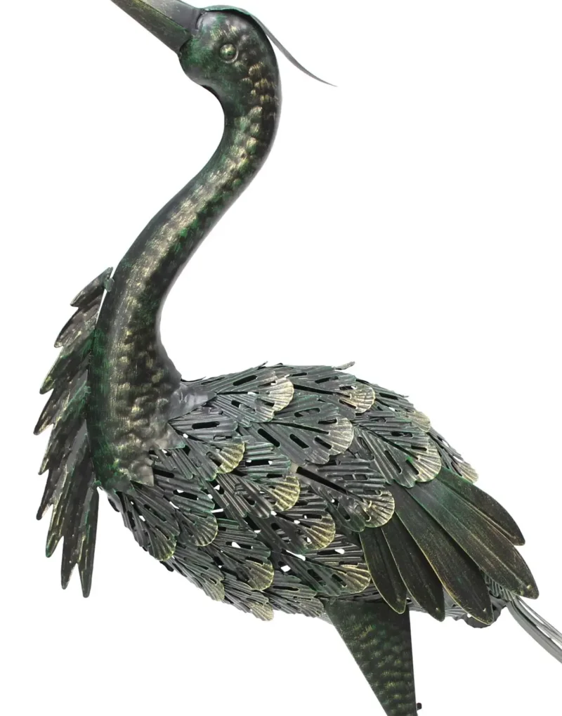 Metallvogel "Reiher"