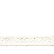 Schaukel "Makramee" aus Metall und Poly-Baumwolle, Indoor Hängeschaukel aus Metall & Stoff, Boho Chic