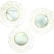 Spiegel "Gold", 3er Set