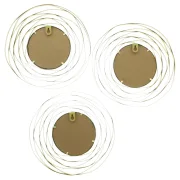 Spiegel "Gold", 3er Set
