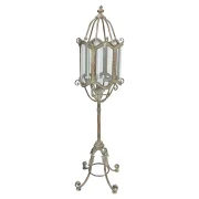 Standlaterne "Shabby-Grey"