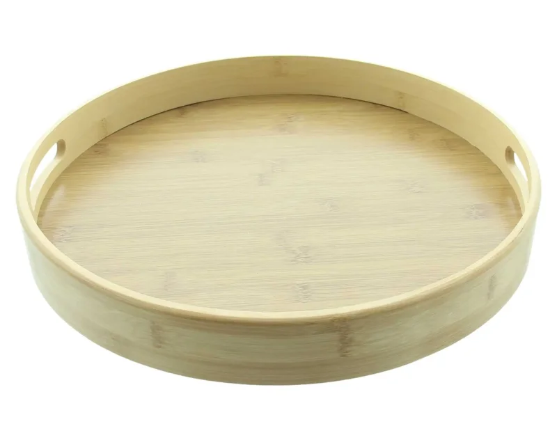 Tablett "Bambus", rund
