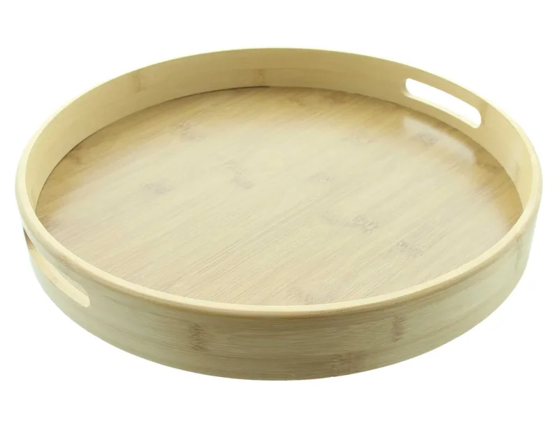 Tablett "Bambus", rund