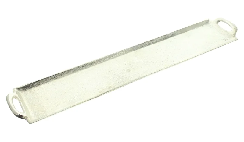 Tablett "Silberglanz", lang