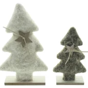 Tanne "Beige & Braun", 2er Set