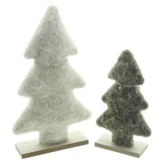 Tanne "Beige & Braun", 2er Set