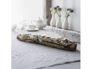 Teelichthalter "Wurzelholz"