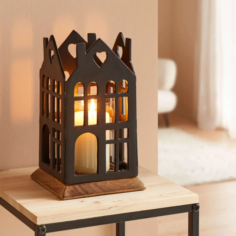 Windlicht "Haus"