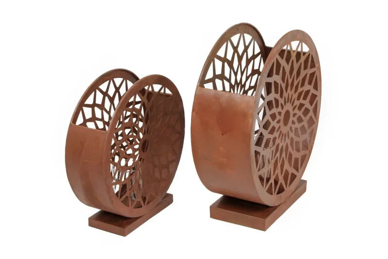 Windlicht “Ornament”,2er Set